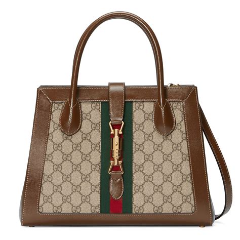 gucci tasche shopper|gucci leather jackie bag.